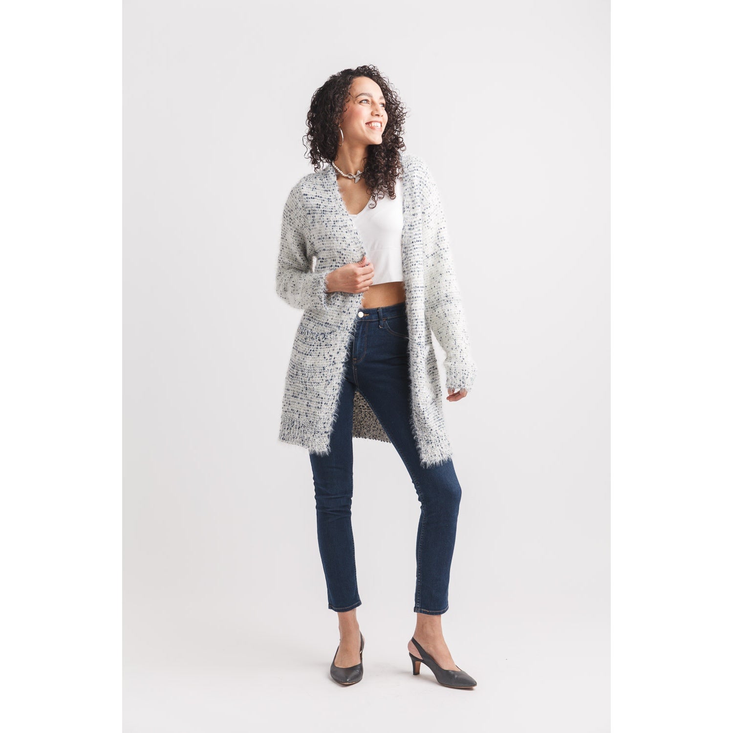 Popcorn Knit Cardigan | Papillon | Buckles & Blues JEANASIS【eL