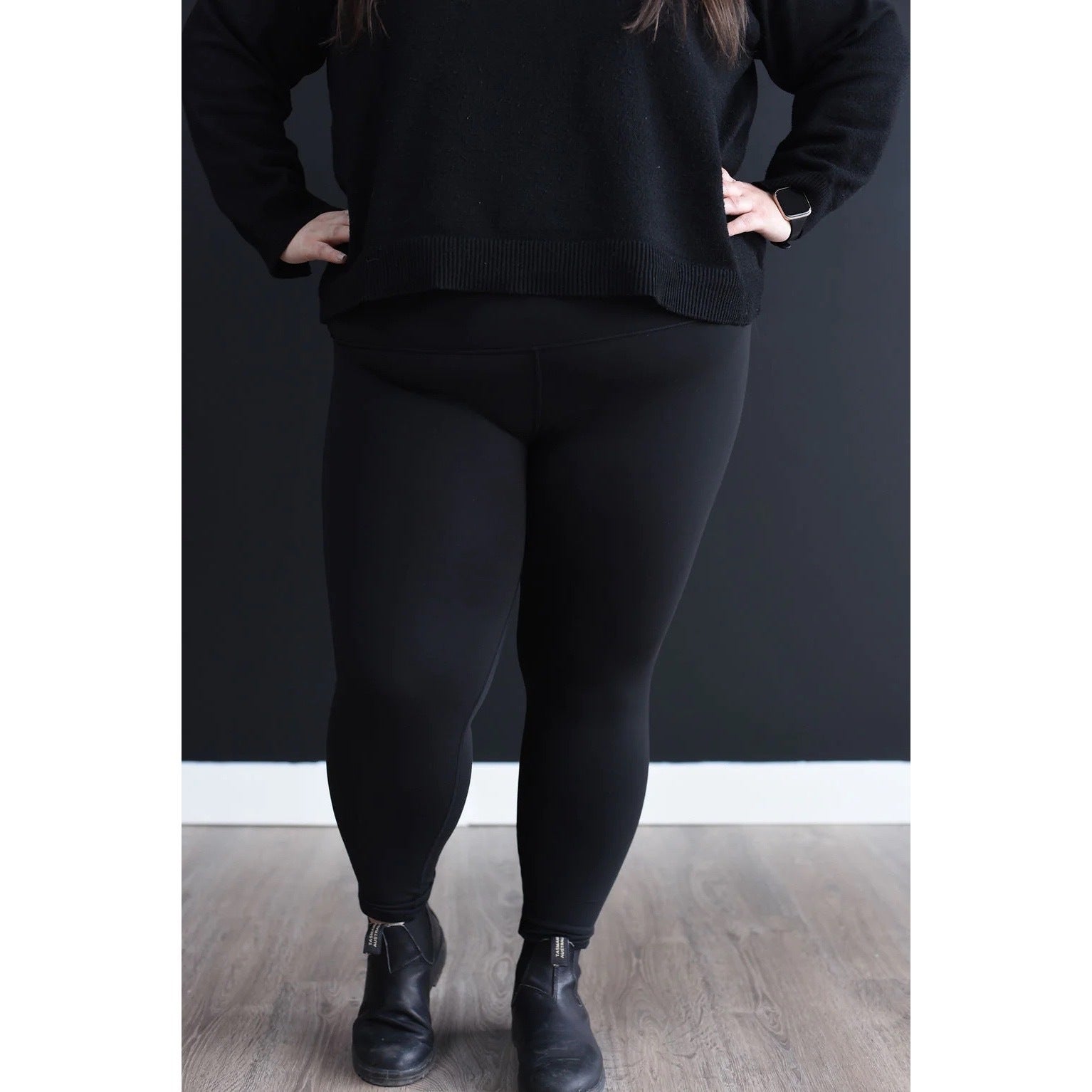 Buy SHAPERX Thick Fur Lined Warm Slim Fit Women Winter Thermal Soft Fleece Legging  Plus Size Pack of 1 (S, Black) at Amazon.in