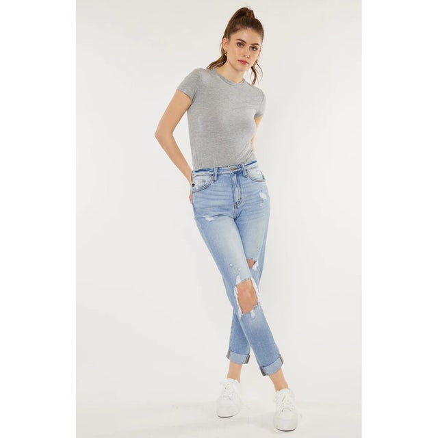 Saint Ultrastretch Jeans Destroyed Gaillon Grey – Neverland Store